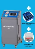 Установка для заправки автокондиционеров NORDBERG NF14 с набором уплотнительных колец Car-Tool CT-8325 и набором золотников и ниппелей NORDBERG NFA6K 